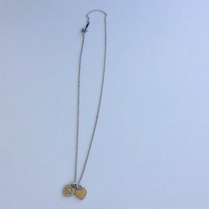 Tiffany_ Return to Tiffany two hearts necklace, genuine